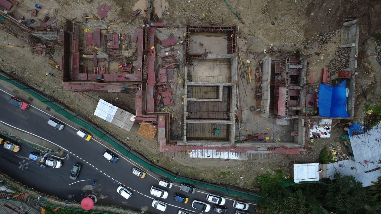 Pasupati Infrastructure construction work