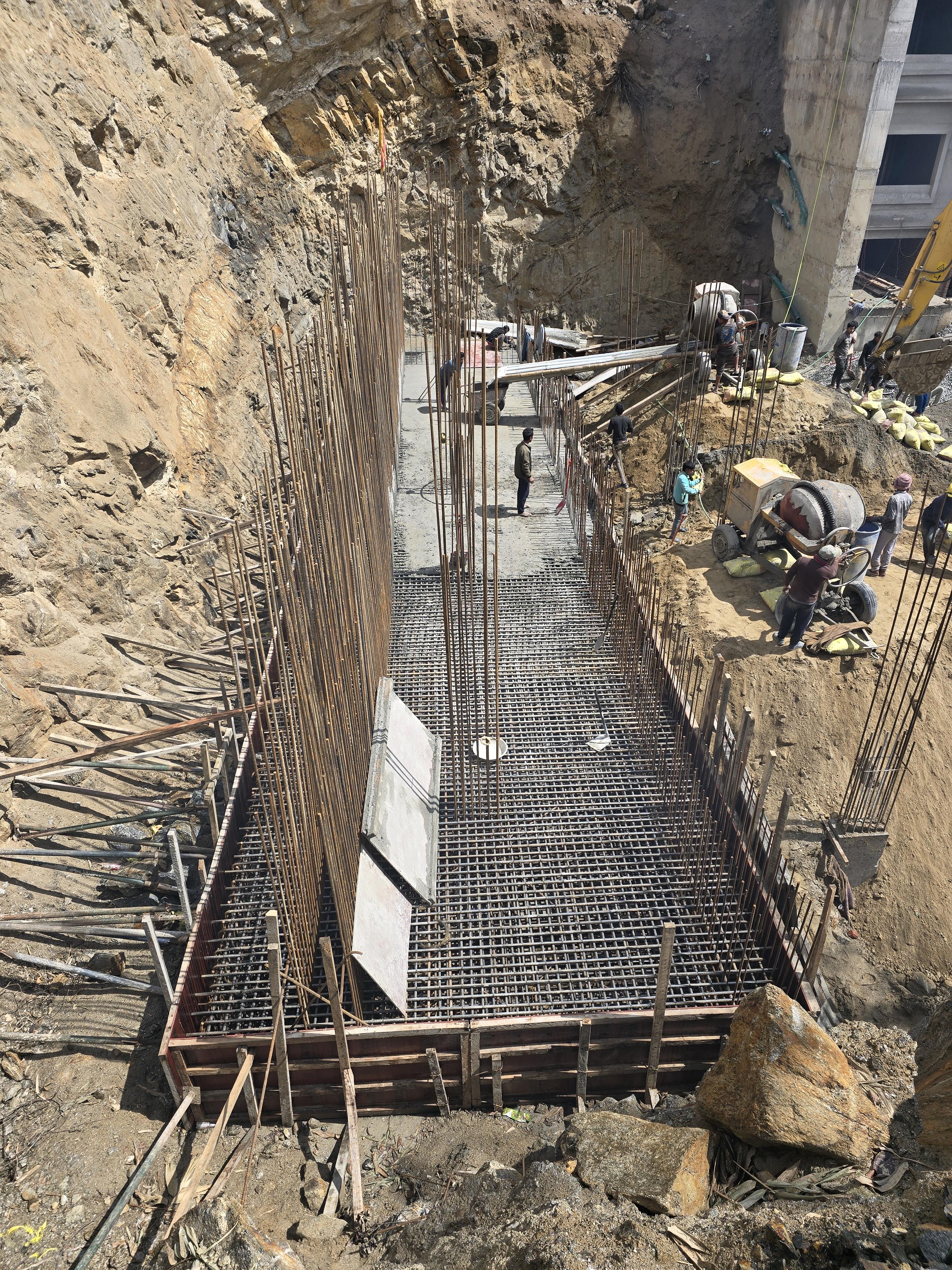 Pasupati Infrastructure construction work